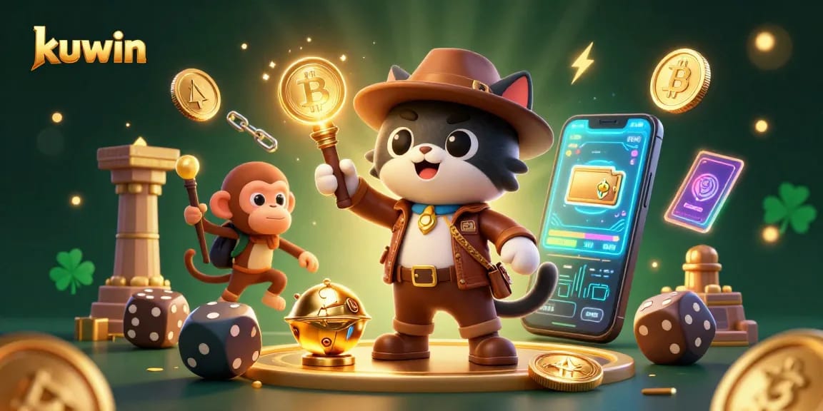 Join kuwin's thrilling adventure with a cat archaeologist and treasure in a vibrant casino temple!