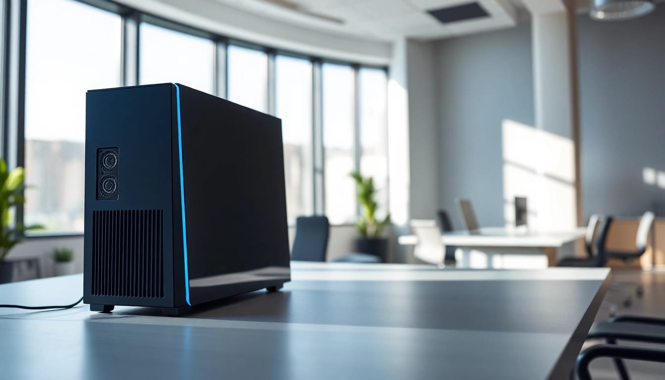 Αναβάθμιση pc σε επαγγελματικό γραφείο με υπέροχη σχεδίαση και φωτισμό.