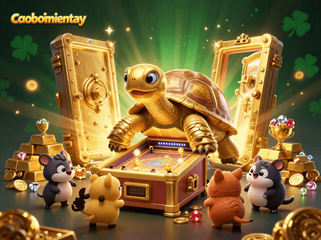 Engage in thrilling gameplay with caoboimientay's vibrant characters and a spectacular treasure hunt.