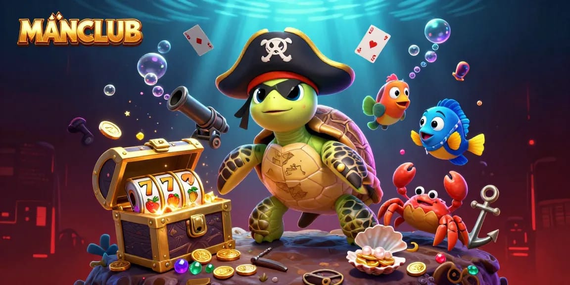 Experience exciting gambling adventures at MANCLUB with vibrant characters and immersive casino elements.