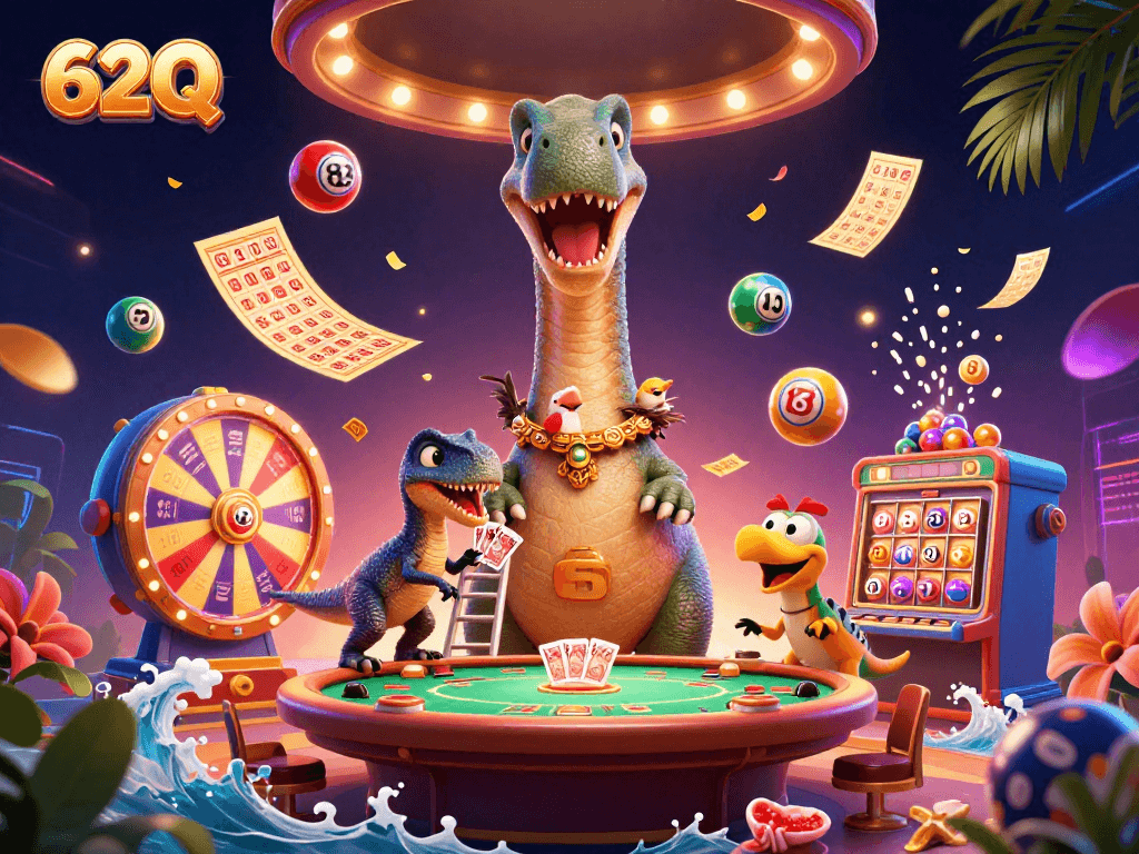 Jogue na 62Q com chance de ganhar prêmios em um vibrante cassino virtual.