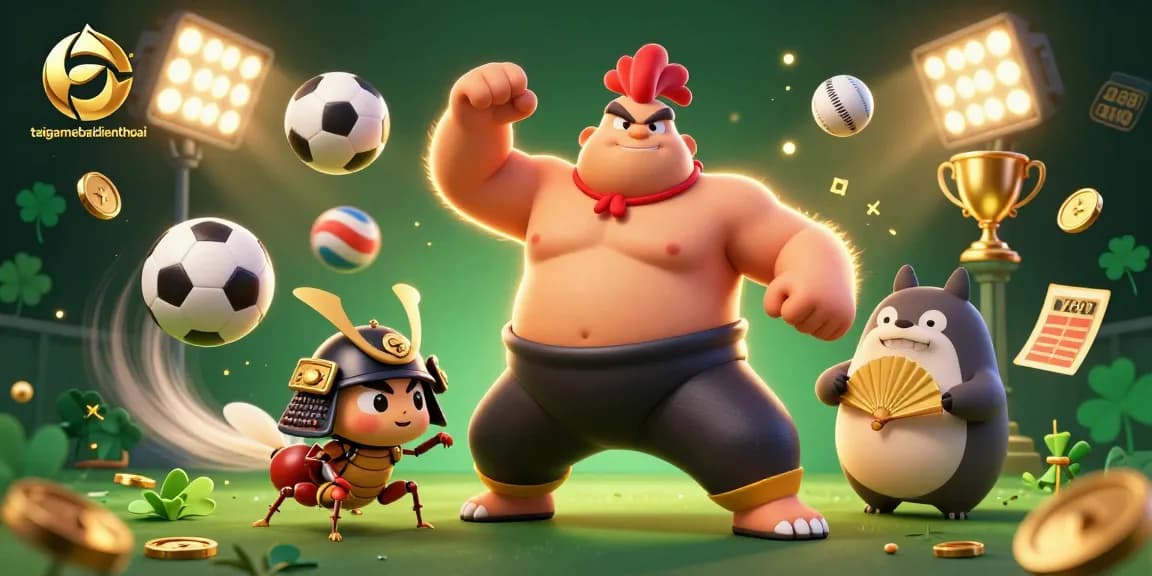 Engage with taigamebaidienthoai through an exciting 3D casino sports showdown.
