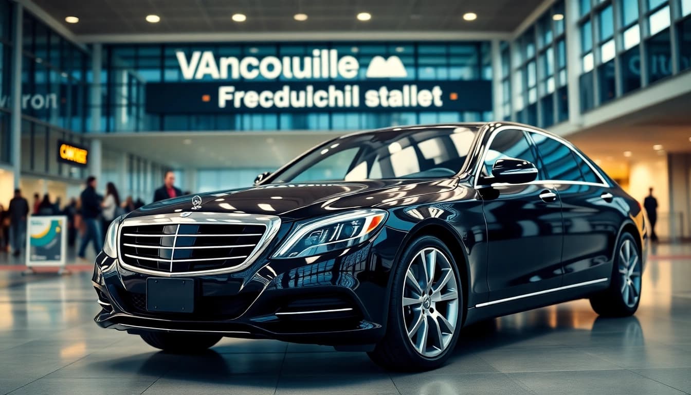 Experience reliable vancouver airport car service with a luxurious vehicle at Vancouver International Airport