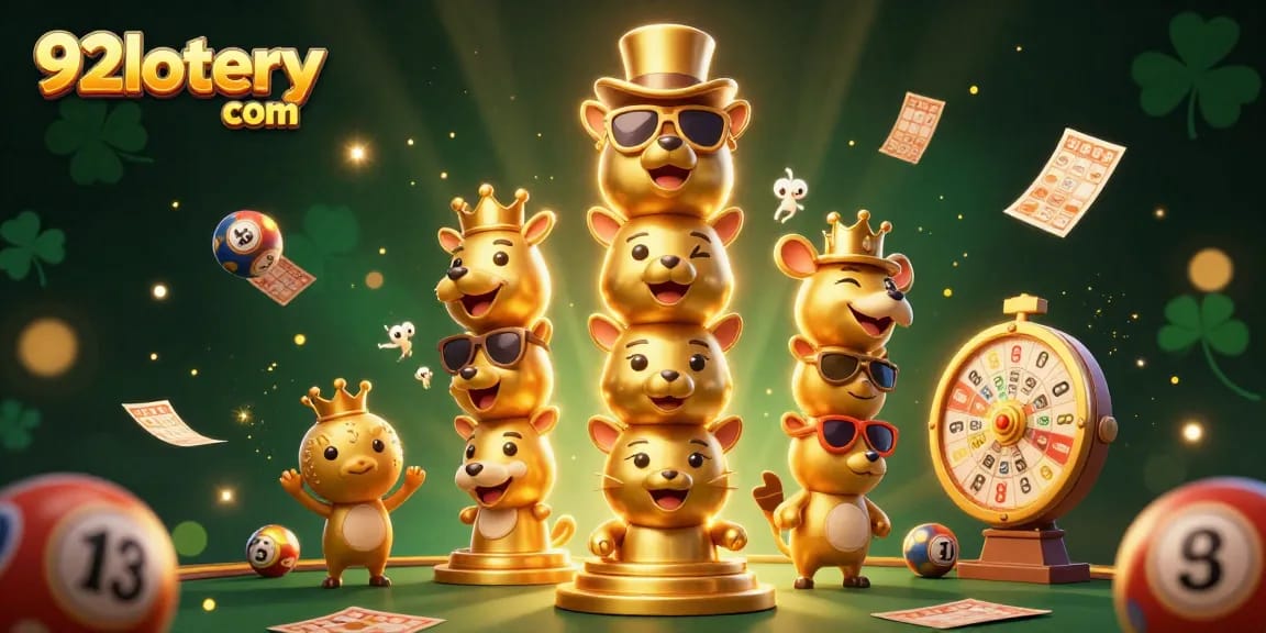 Experience thrilling moments with 92lottery com and lottery balls dancing around a colorful bingo prize wheel.