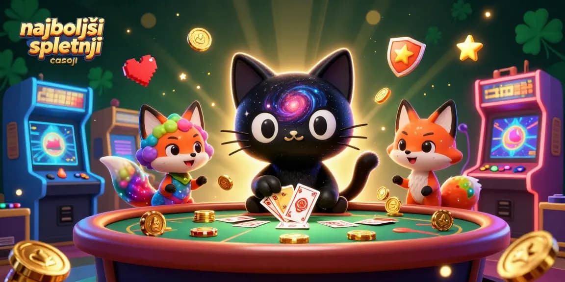 Najboljši spletni casinoji pritegnejo pozornost z igranjem v galaksijskem okolju.