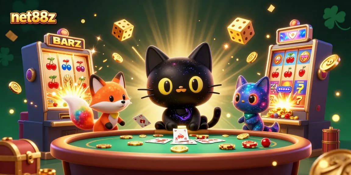 Engage with net88z's cosmic casino excitement featuring vibrant characters and stunning jackpots.