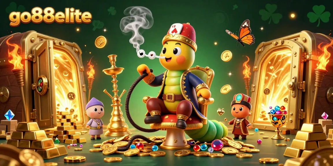 Experience go88elite's dynamic casino adventure with stunning visuals and rich details in this 3D illustration.