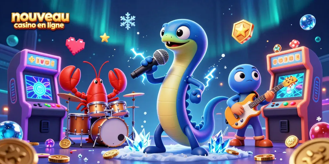 Écoutez le nouveau casino en ligne avec une scène dynamique d'animation sous-marine, captivante et colorée.