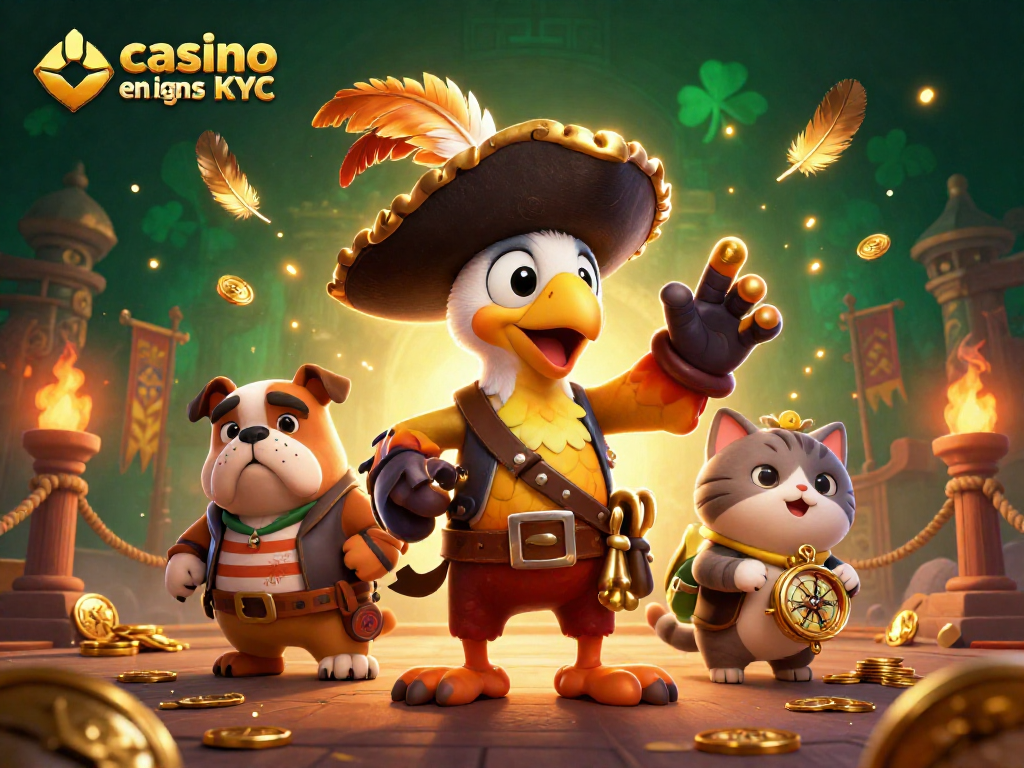 Profitez de l'adrénaline du casino en ligne sans KYC avec une illustration dynamique captivante.