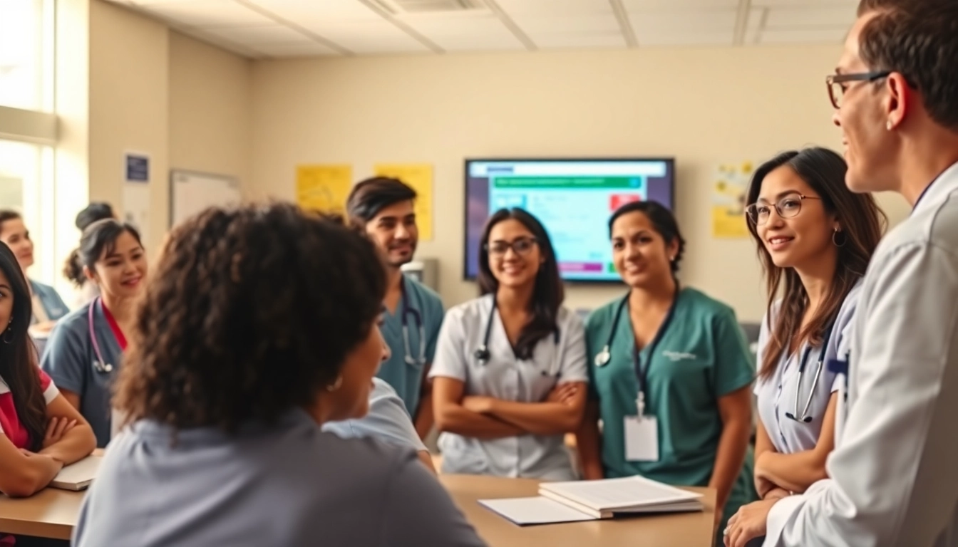Engaged students attending an in person Nclex review in Houston, Texas, during an interactive session.