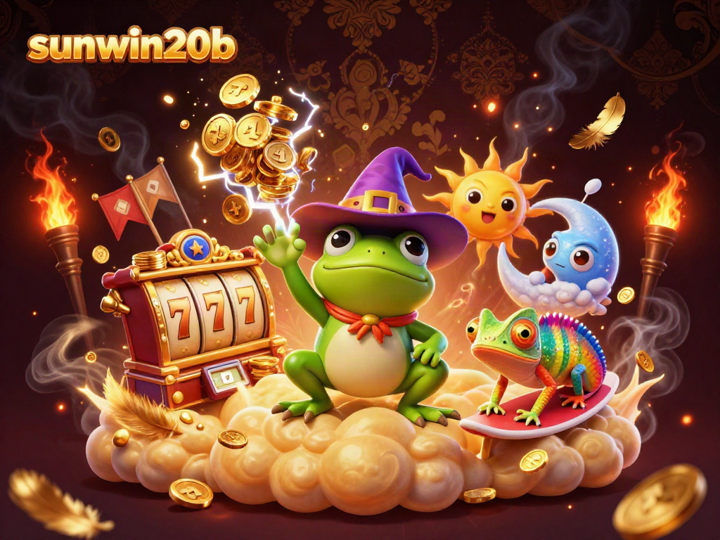 Engage in thrilling gameplay at sunwin20b, where golden coins rain amidst dynamic 3D elements.