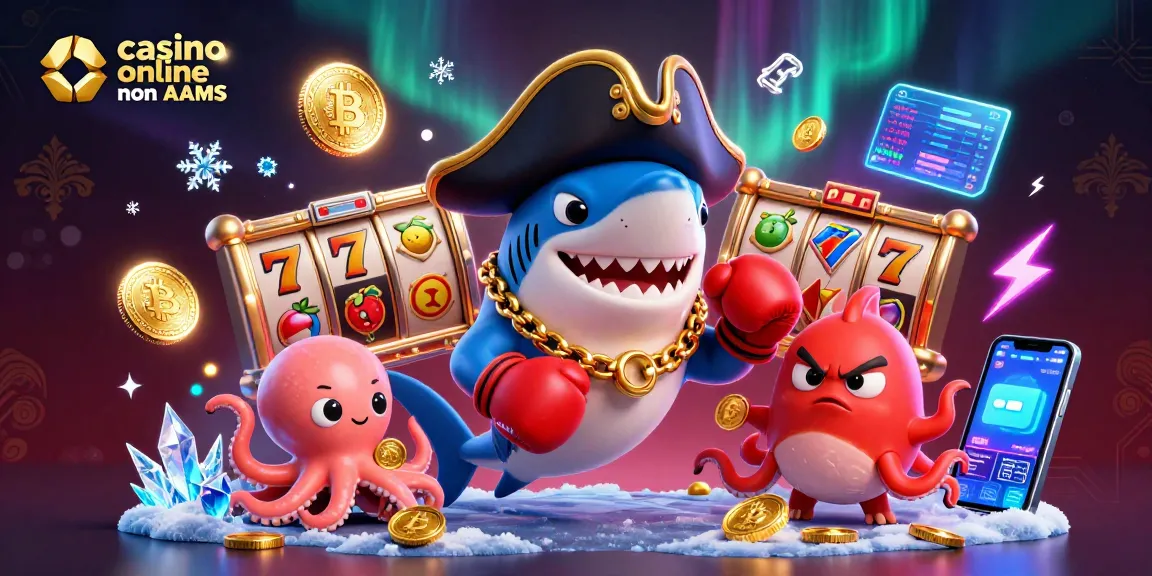 Scopri la magia dei casino online non AAMS con il nostro render 3D avvincente con personaggi divertenti.