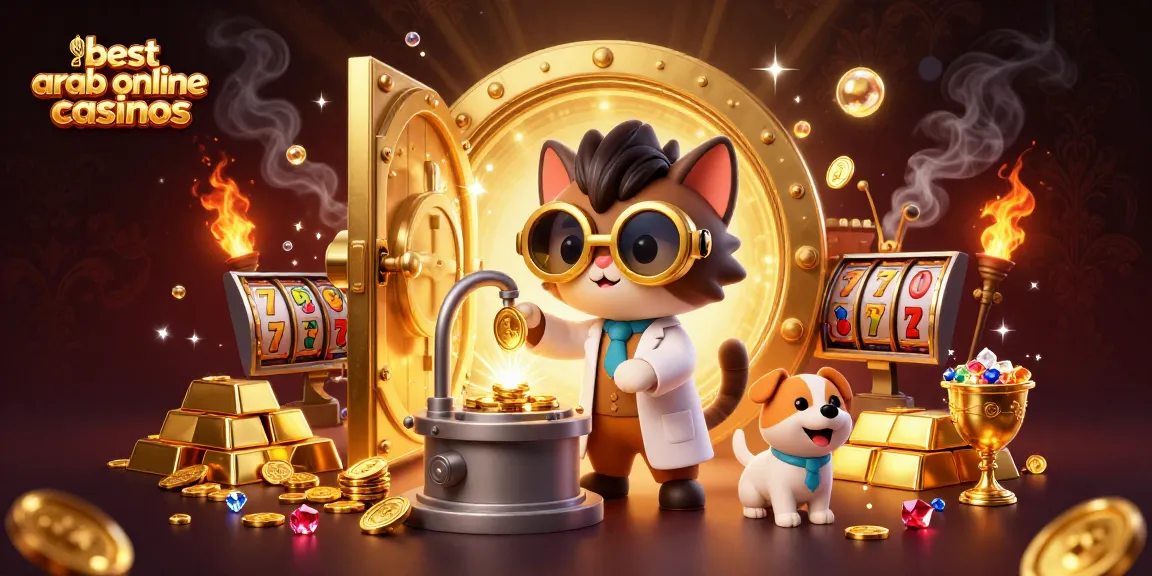 Experience thrilling gameplay at the best arab online casinos with gold coins and slot machines.