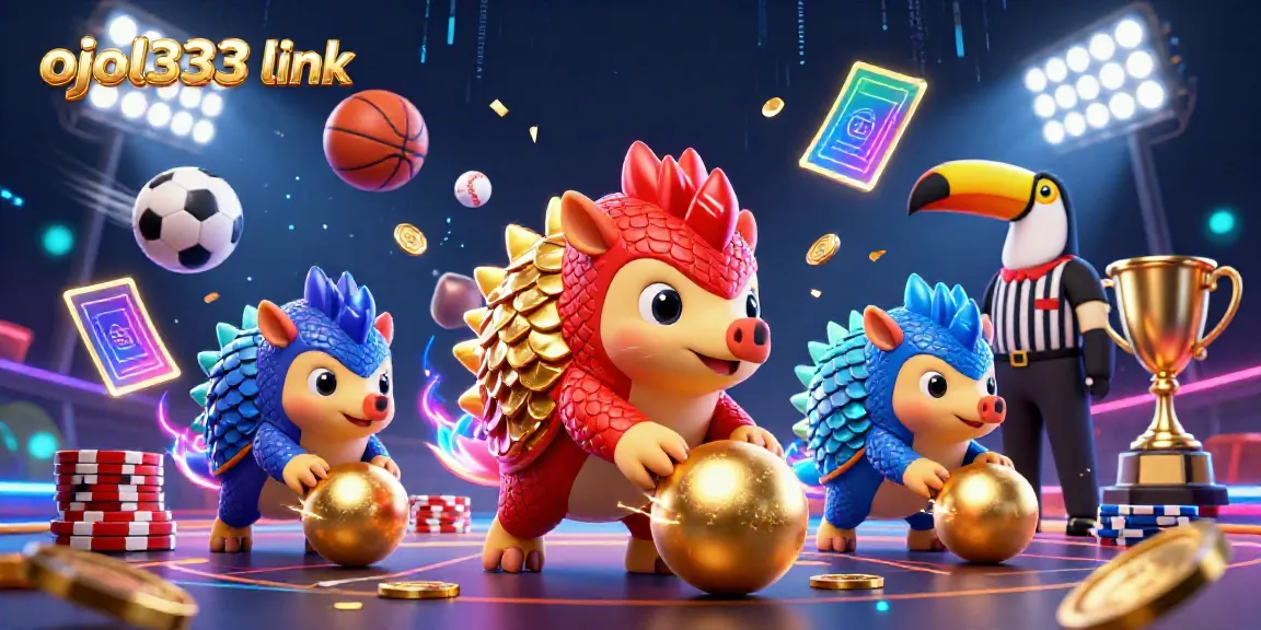 Engage with ojol333 link and experience thrilling rival pangolins in a vibrant casino showdown with dynamic gaming elements.