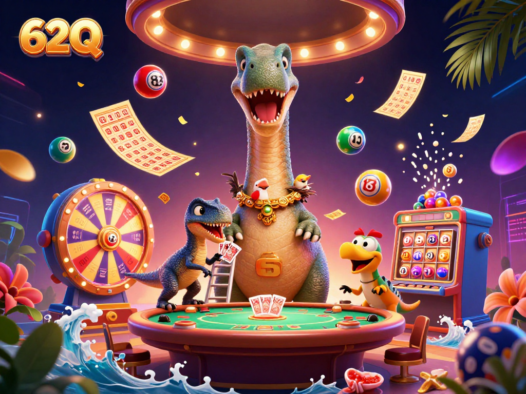 Jogue na 62Q com chance de ganhar prêmios em um vibrante cassino virtual.
