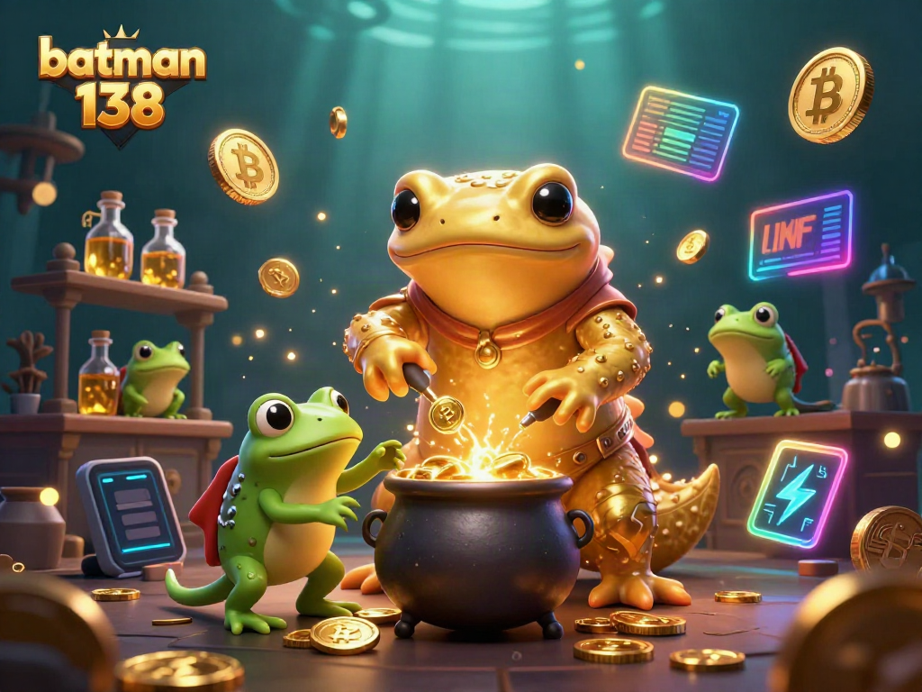 Engaging scene of batman 138 with mystical alchemy in a vibrant casino-themed illustration.