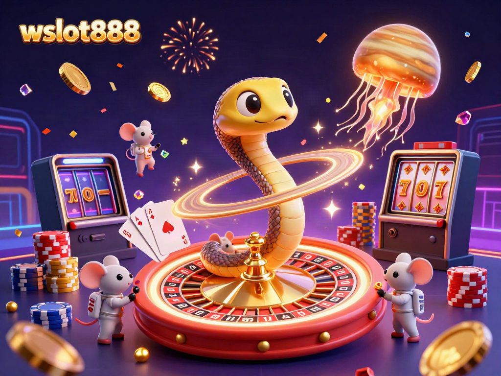 Wslot888 menawarkan permainan kasino yang seru dengan slot berputar dan karakter unik.