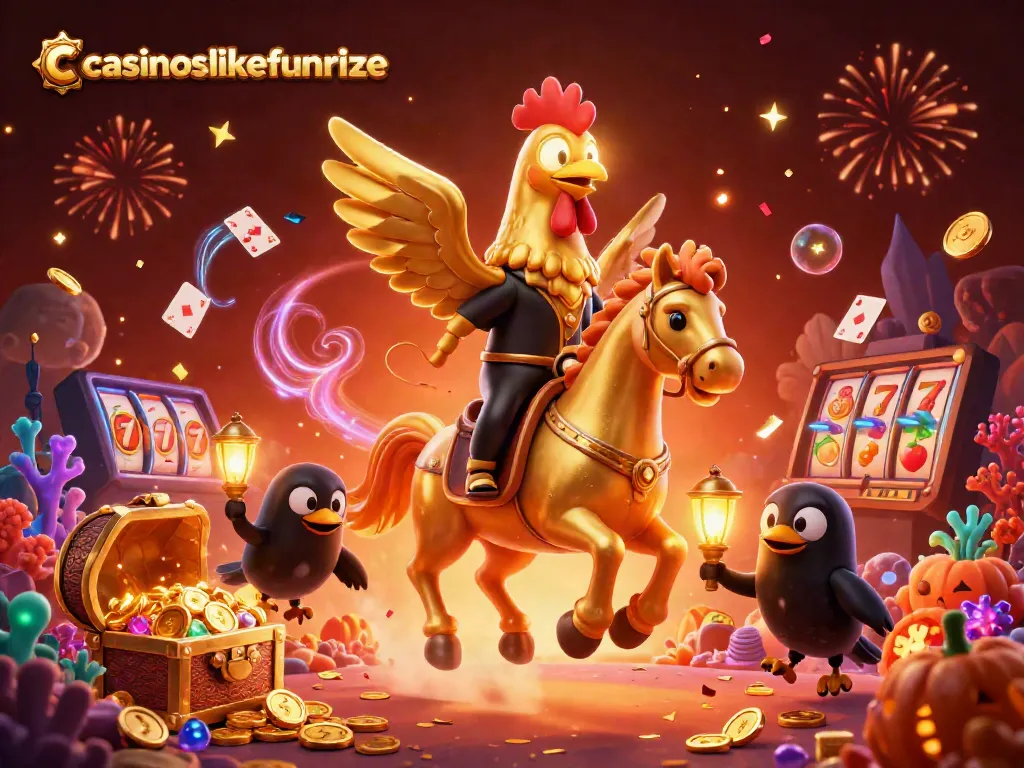 Experience thrilling gameplay at casinoslikefunrize with dynamic slots and vibrant illustrations.