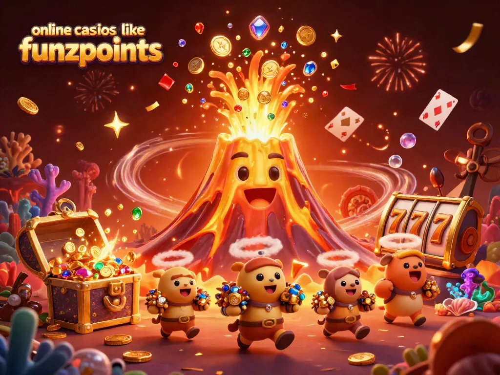 Play and win at online casinos like Funzpoints with exciting games and high coin volume.