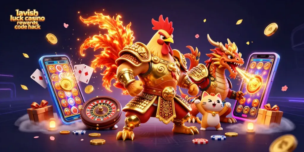 Spin and win at lavish luck casino rewards code hack with action-packed gaming elements!