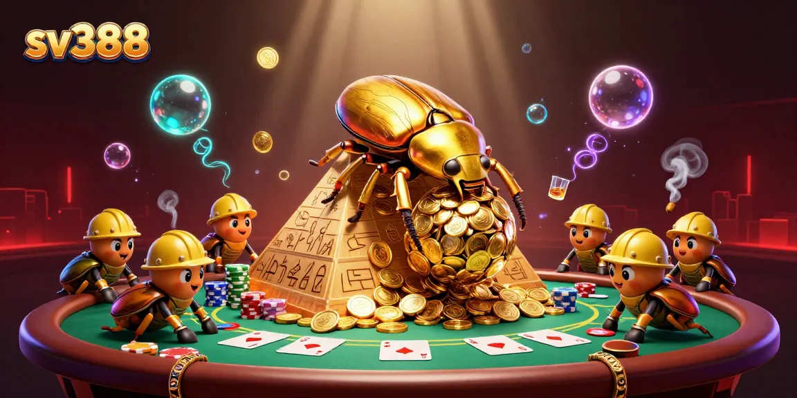 sv388 showcases a dynamic online cockfighting scene with vibrant casino elements.