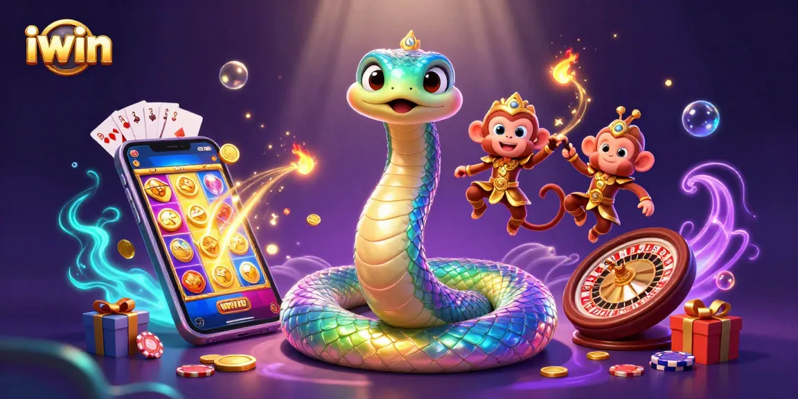 Join the fun at iwin's vibrant casino scene with colorful slots and lively characters.