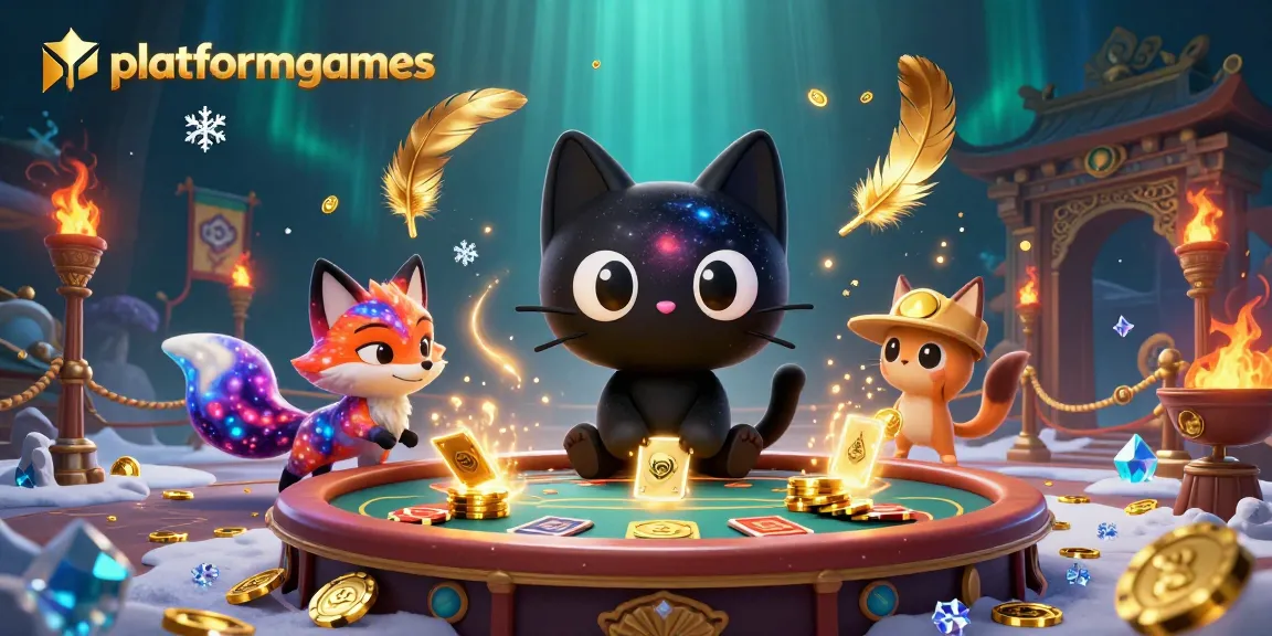 Experience thrilling gameplay at platformgames with a cosmic casino theme featuring a black hole cat.