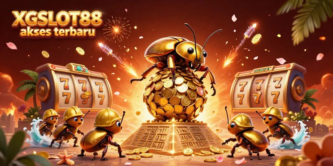 Menangkan peluang dengan akses terbaru XGSLOT88, simbol kasino dan keajaiban emas di dalam slot yang meriah.