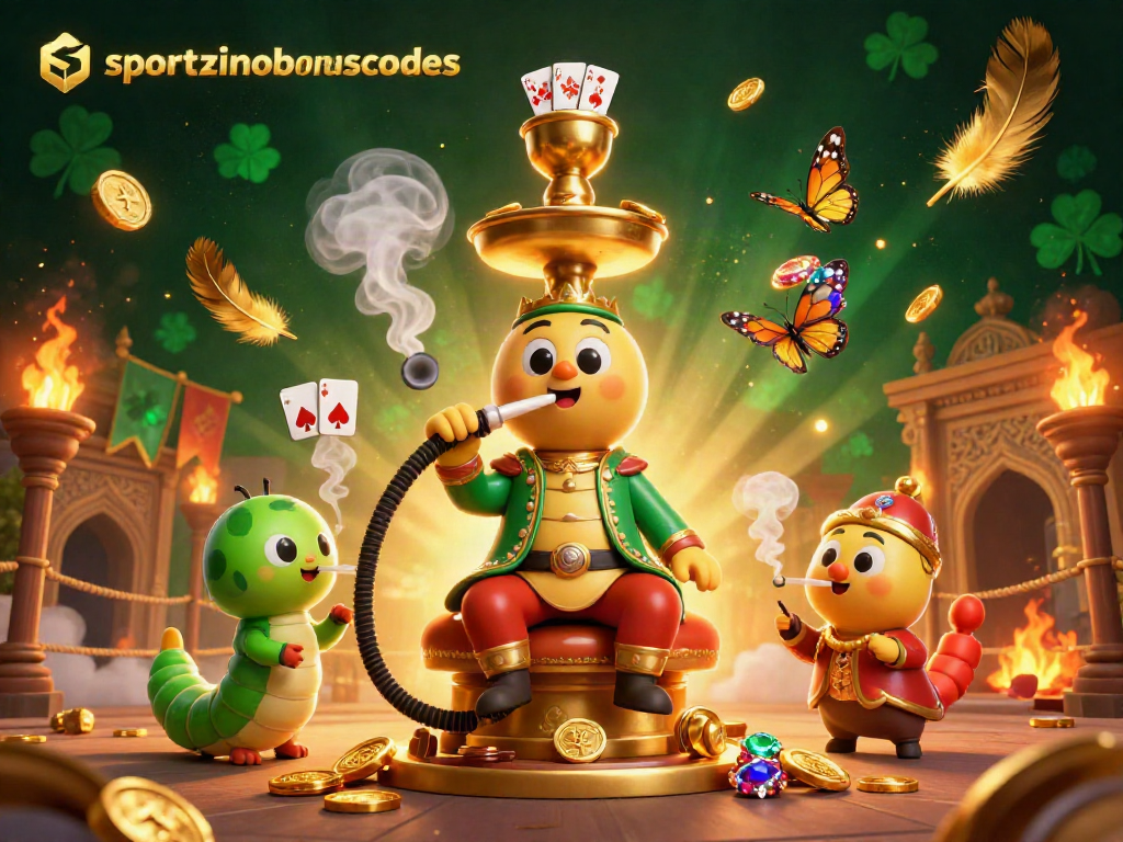 Experience sportzinobonuscodes with vibrant cartoon characters and engaging casino elements.