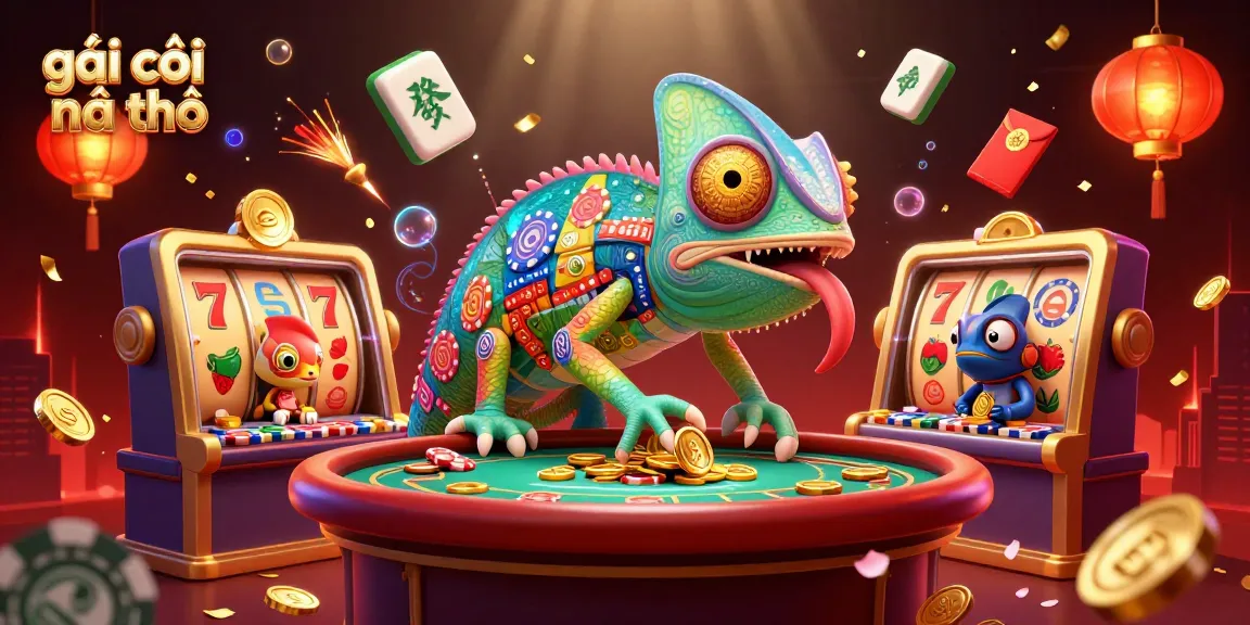 Engage with gái gọi cần thơ through a vibrant 3D casino scene showcasing colorful characters and dynamic game elements.