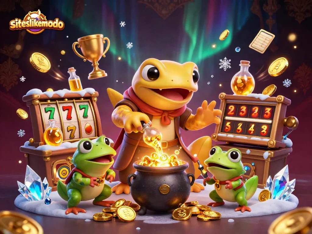 Engage with siteslikemodo in the dynamic world of gaming, featuring golden alchemy and vibrant slot action.