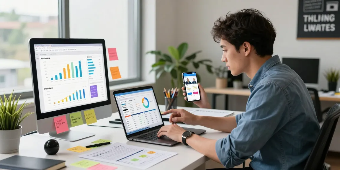 Buy app installs to enhance app visibility with professional analysis in a modern workspace.